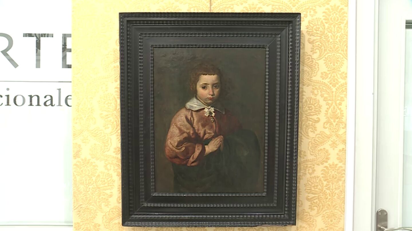 Frame 58.887884 de: Un comprador an&oacute;nimo paga ocho millones de euros por un cuadro in&eacute;dito que atribuyen a Vel&aacute;zquez
