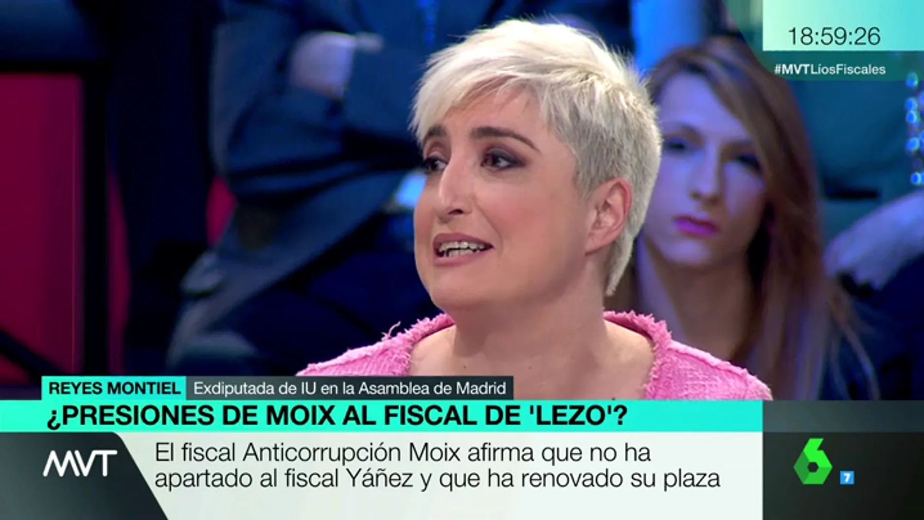 Frame 24.037943 de: Montiel, sobre las presiones al fiscal del 'caso Lezo': "Moix siempre ha estado trabajando para el PP como Fiscal Jefe de Madrid"