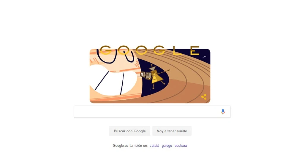 Homenaje de Google a Cassini