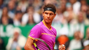 Rafa Nadal celebra un punto en el pasado Masters de Montecarlo