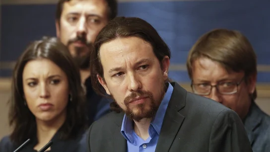 Pablo Iglesias ante los medios Pablo Iglesias ante los medios