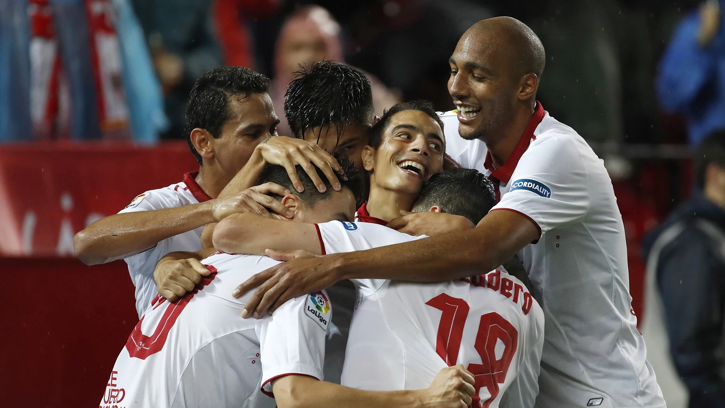 Ben Yedder celebra su gol ante el Celta Ben Yedder celebra su gol ante el Celta