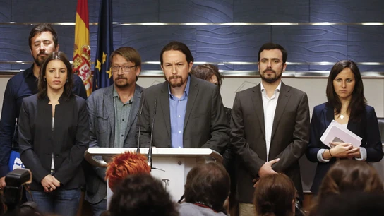 Representantes de Unidos Podemos Representantes de Unidos Podemos