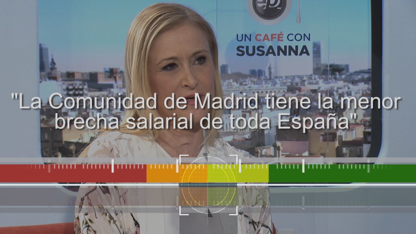 La presidenta de la Comunidad de Madrid, Cristina Cifuentes.