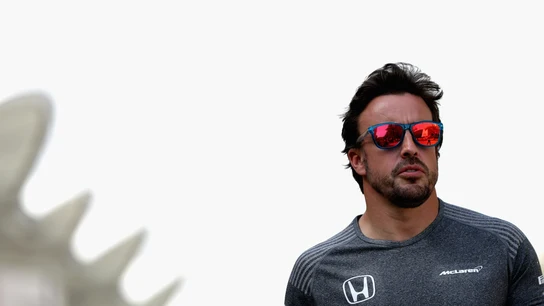 Fernando Alonso durante un Gran Premio Fernando Alonso durante un Gran Premio