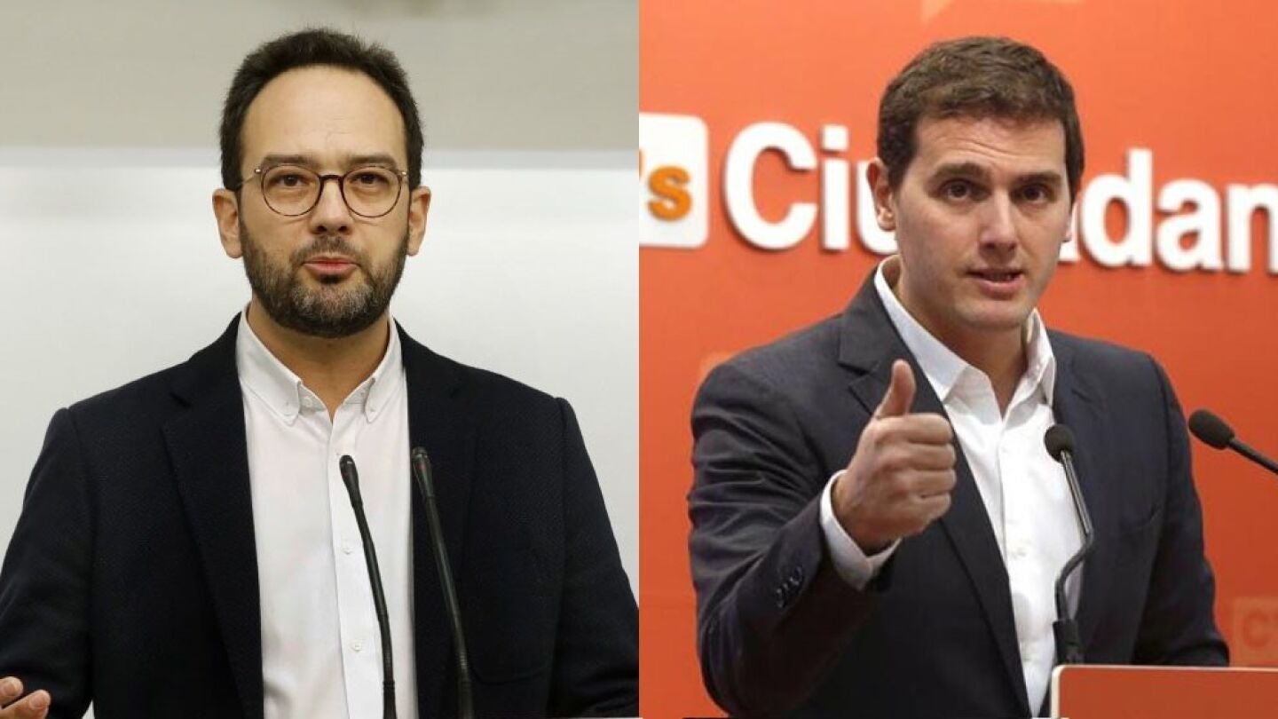 Antonio Hernando y Albert Rivera