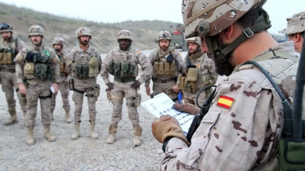 Miembros del Ejército español