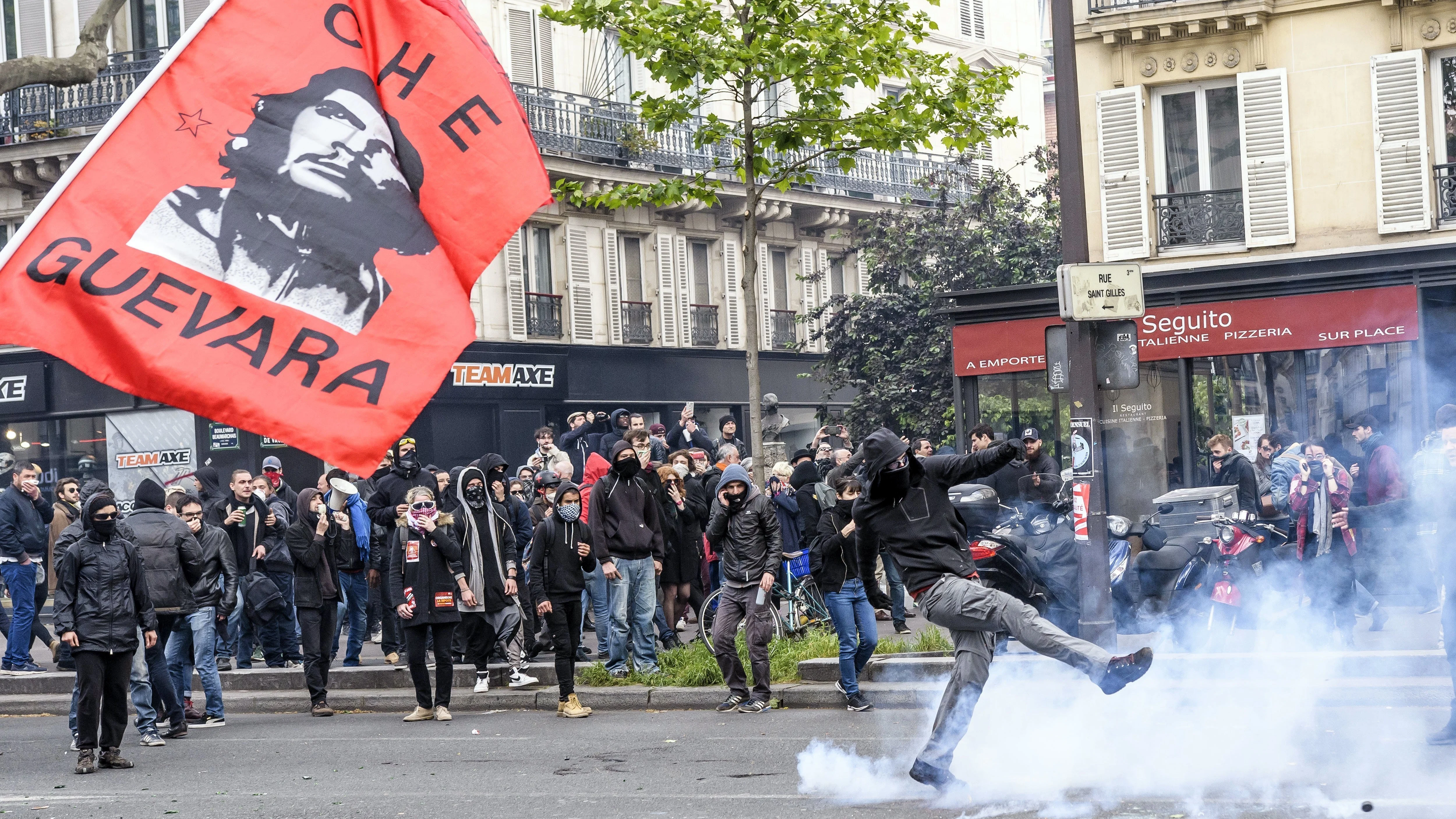 Manifestaciones contra la policía en Francia