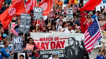 Manifestación contra Trump en Washington