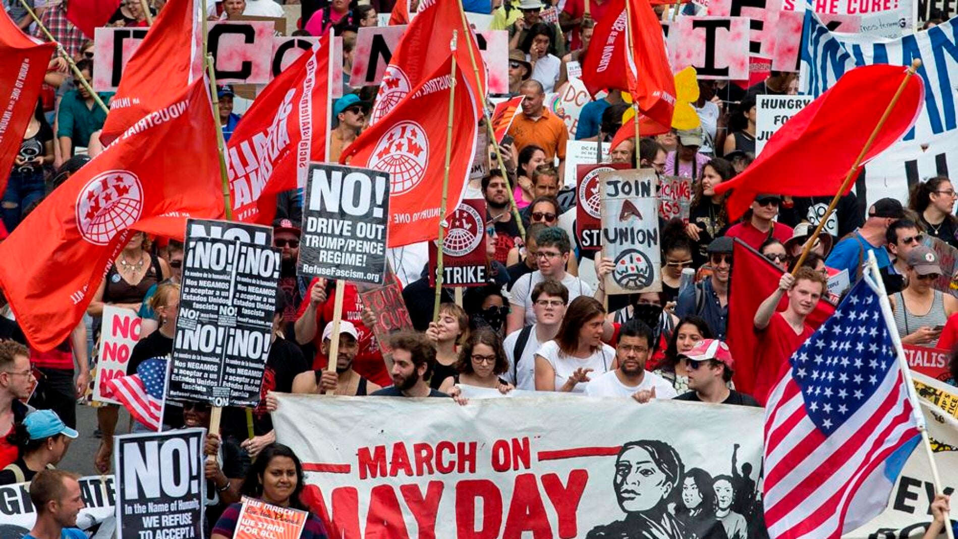 Manifestación contra Trump en Washington