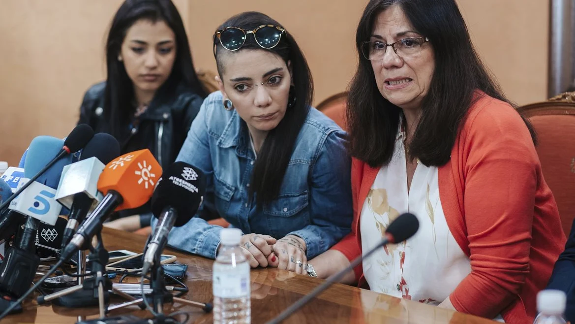 Shaza, Jimena y la madre d eJimena