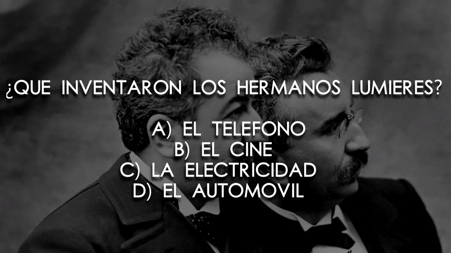 Pregunta sobre los hermanos Lumiere Pregunta sobre los hermanos Lumiere