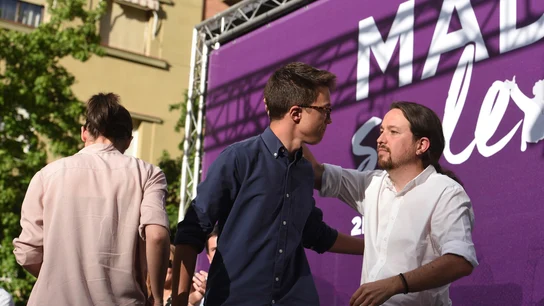 Pablo Iglesias e Íñigo Errejón, fundadores de Podemos Pablo Iglesias e Íñigo Errejón, fundadores de Podemos