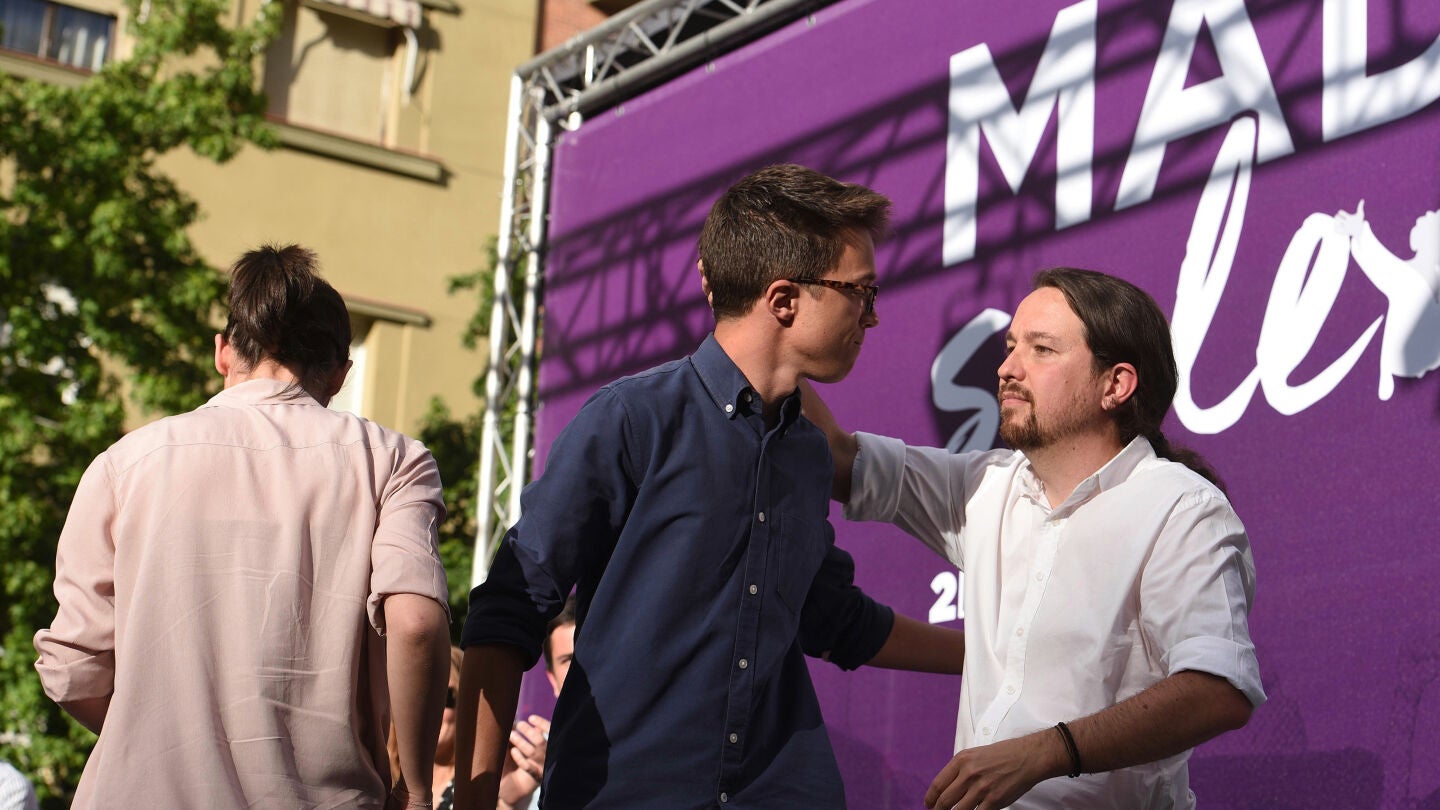 Pablo Iglesias e &Iacute;&ntilde;igo Errej&oacute;n, fundadores de Podemos