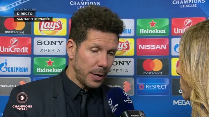 Frame 16.268571 de: Simeone: "Muchos creen que remontar un 3-0 es imposible, pero todavía tenemos nuestras opciones de pasar"
