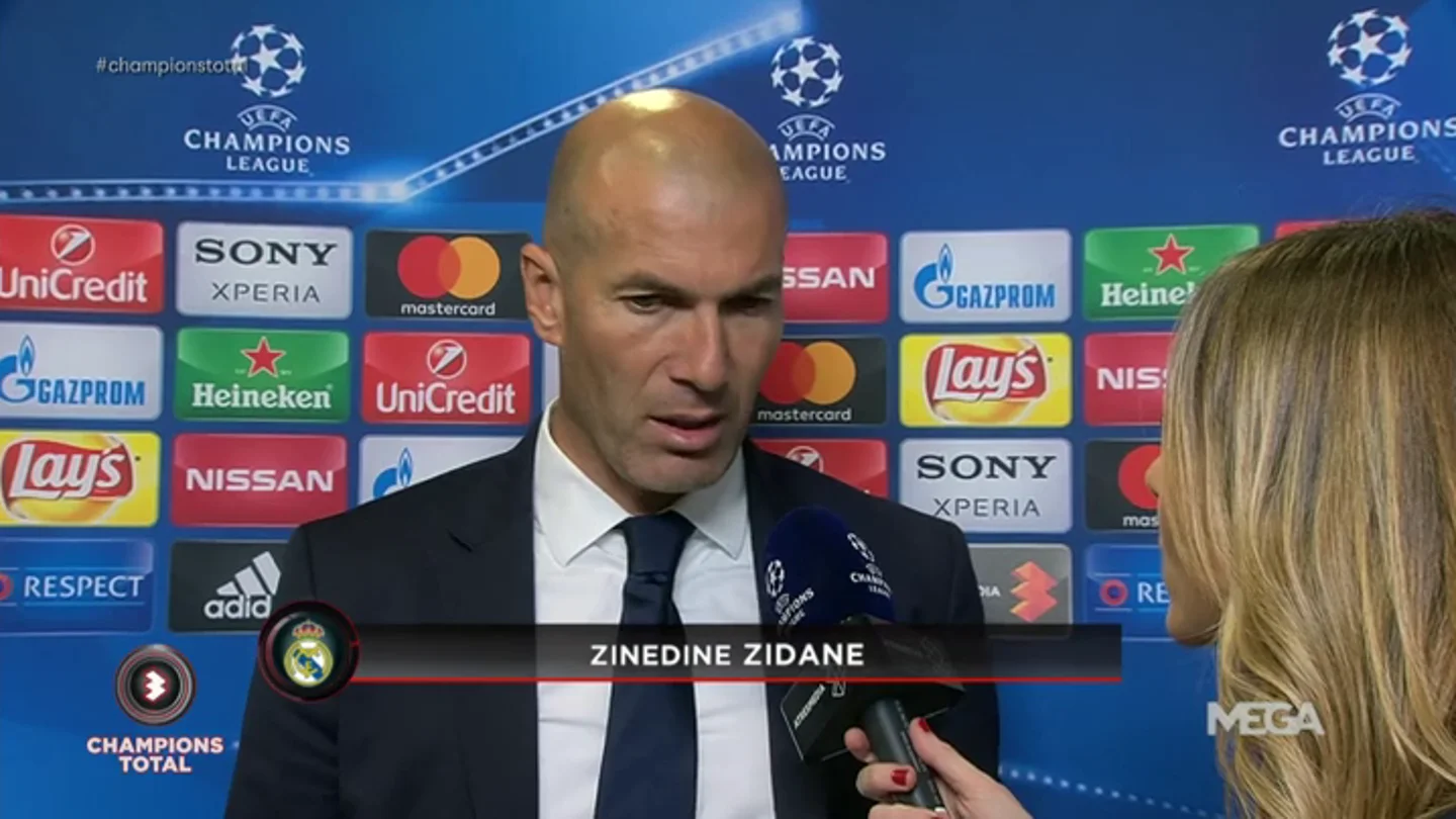 Frame 13.002488 de: Zidane: "La primera media hora ha sido fantástica, estoy orgulloso de todos" Frame 13.002488 de: Zidane: "La primera media hora ha sido fantástica, estoy orgulloso de todos"