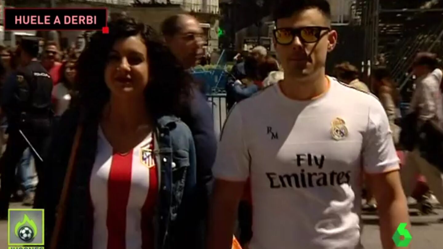 La afici&oacute;n del Real Madrid y Atl&eacute;tico prepara el derbi