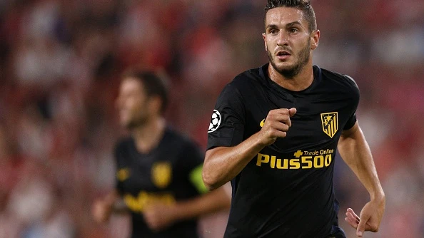 Koke, en un partido del Atlético de Madrid en la Champions Koke, en un partido del Atlético de Madrid en la Champions
