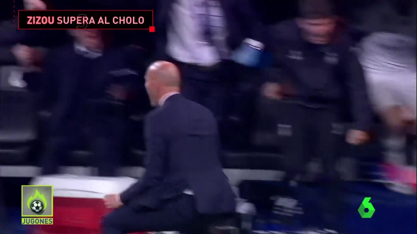 Zidane super&oacute; al Cholo