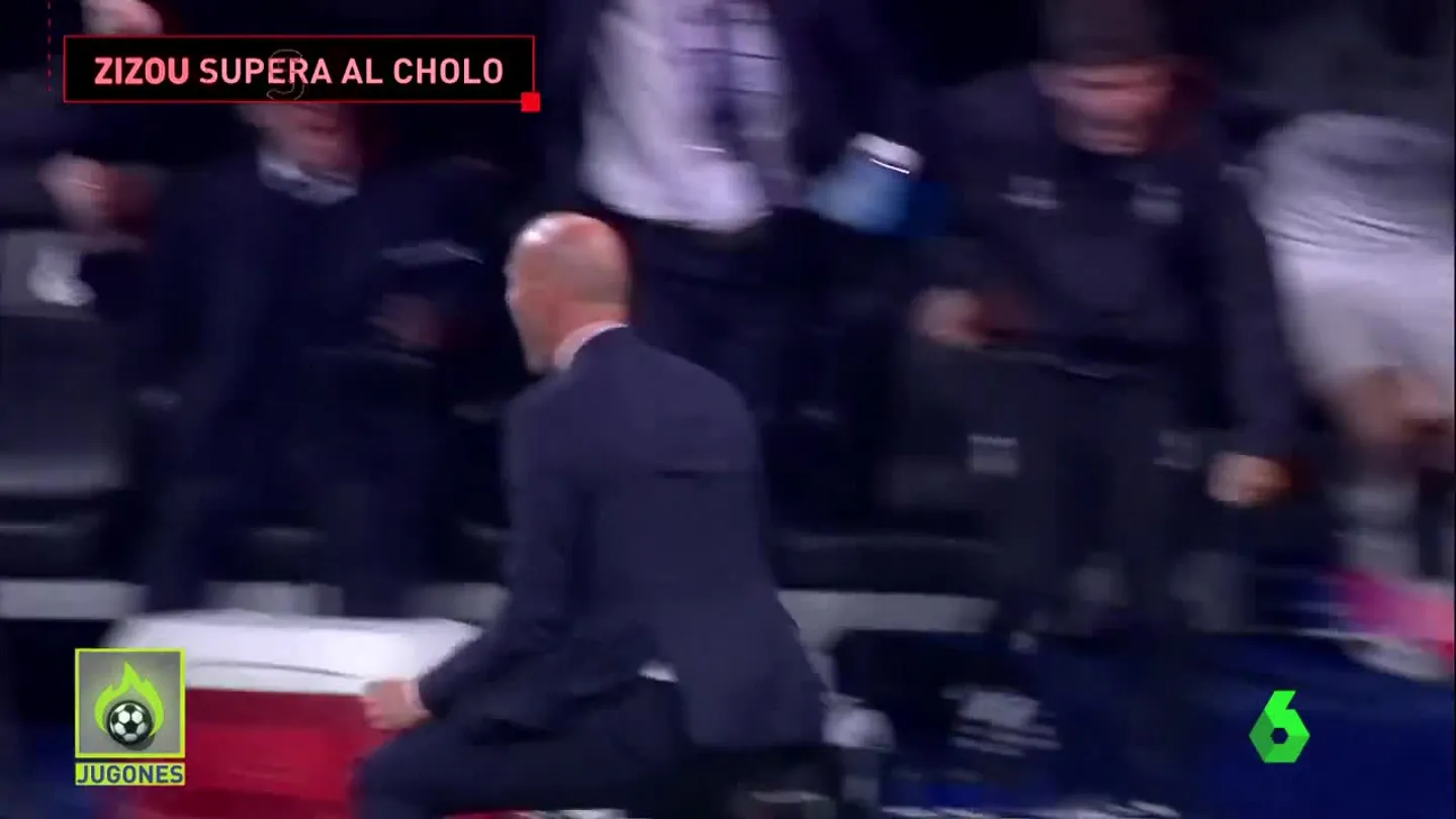 Zidane Zidane superó al Cholo