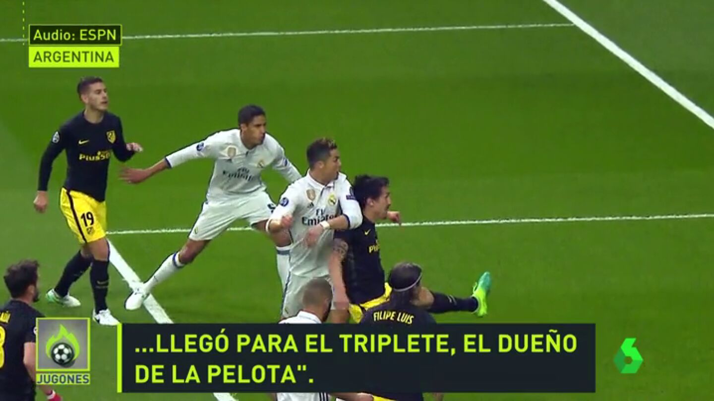 Frame 10.611493 de: As&iacute; se cant&oacute; en todo el mundo el 'hat-trick' de Cristiano Ronaldo al Atl&eacute;tico de Madrid