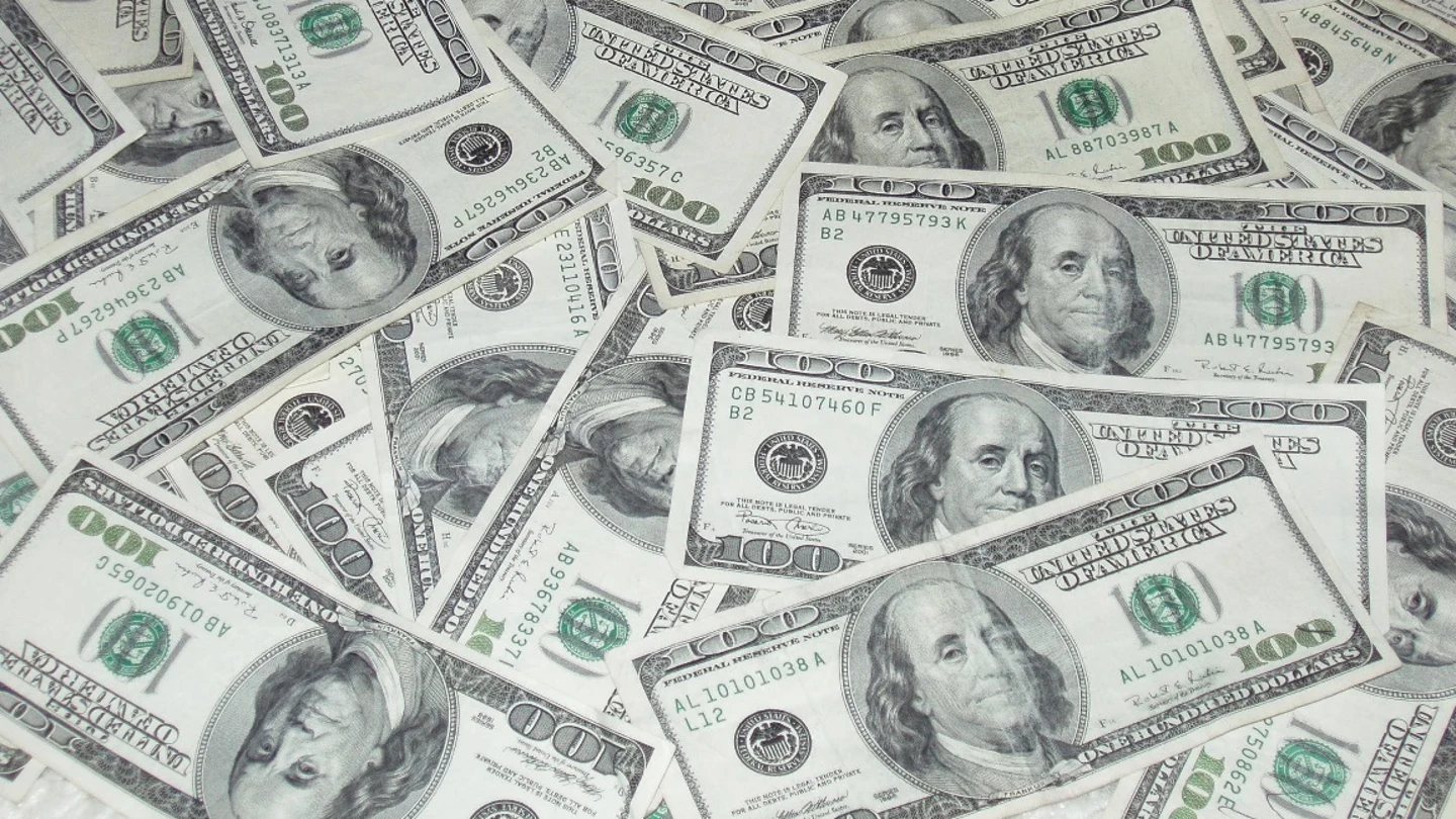 Imagen de billetes de Dólar Imagen de billetes de Dólar