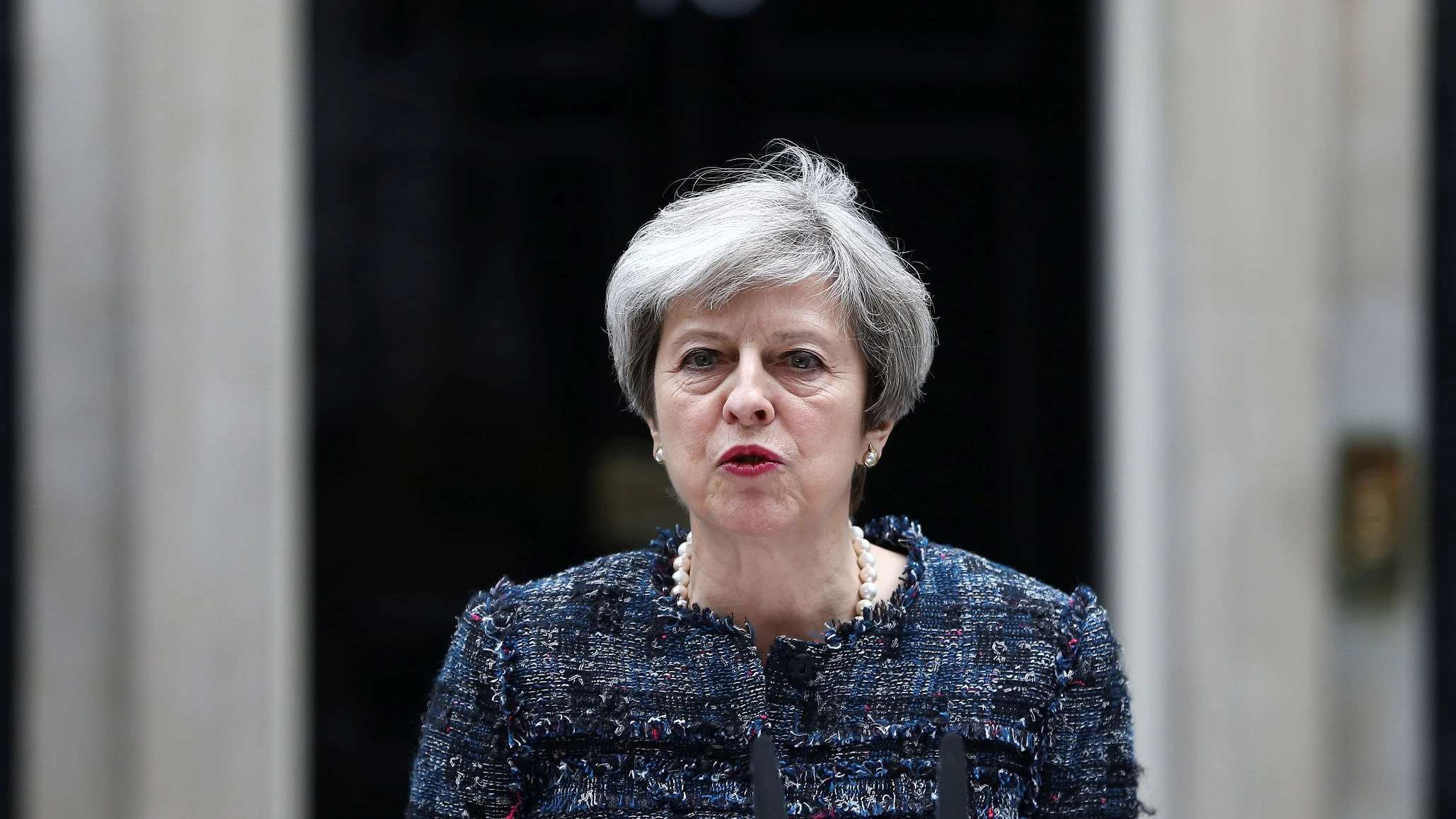 La primera ministra británica, Theresa May