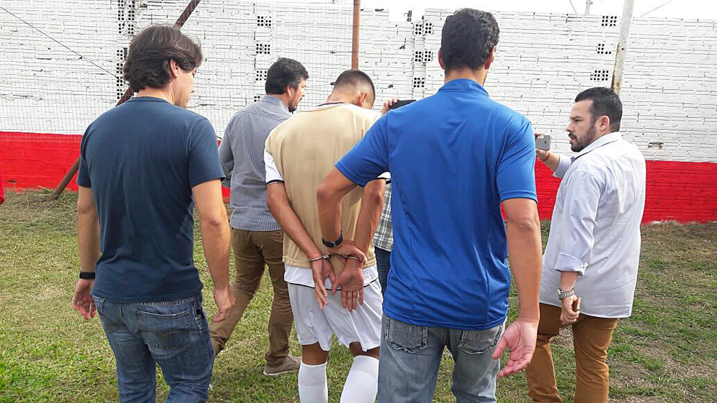 El jugador brasileño Marlon Natanael de Lima Alexandre El jugador brasileño Marlon Natanael de Lima Alexandre