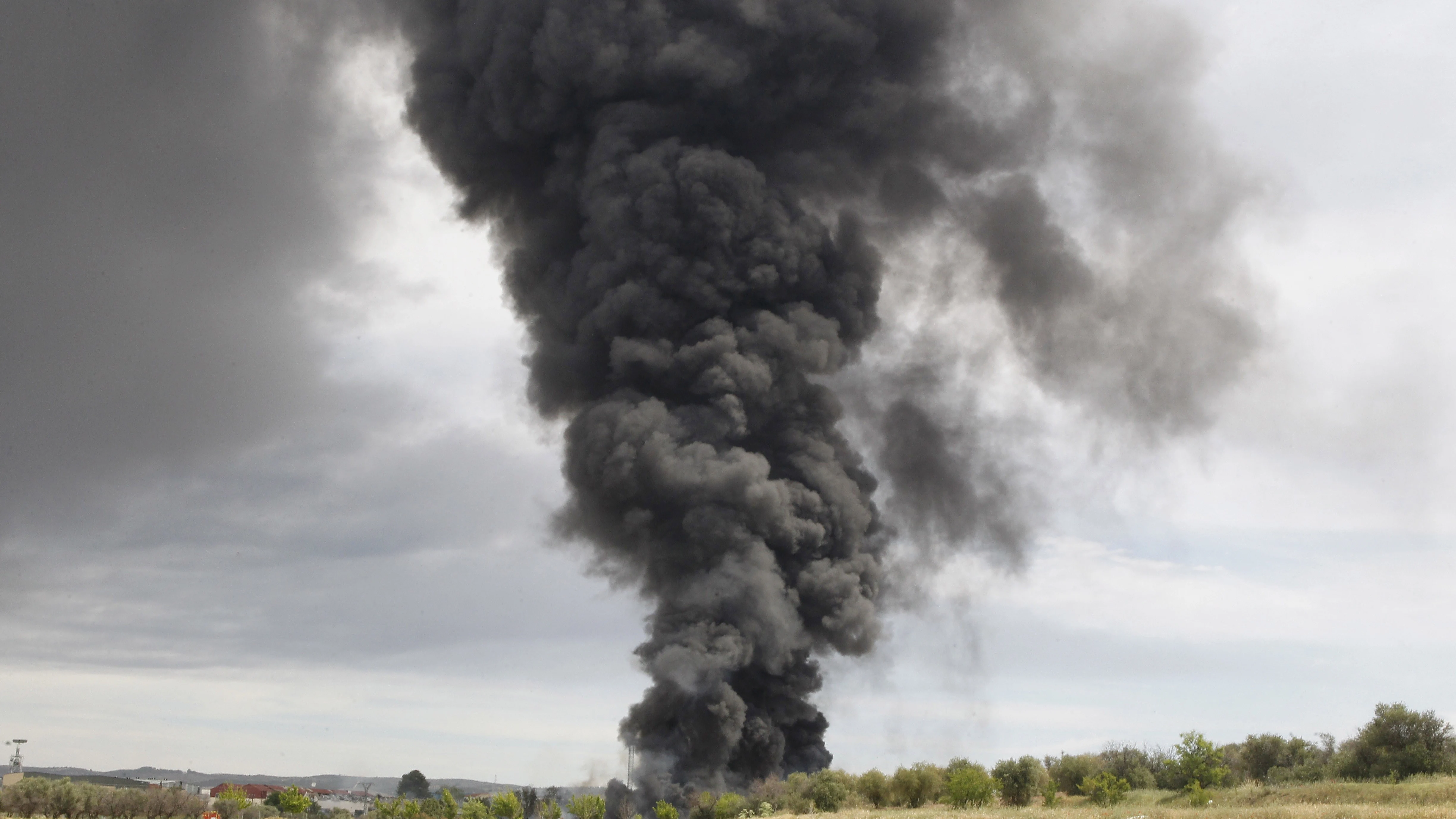 Incendio en Arganda del Rey