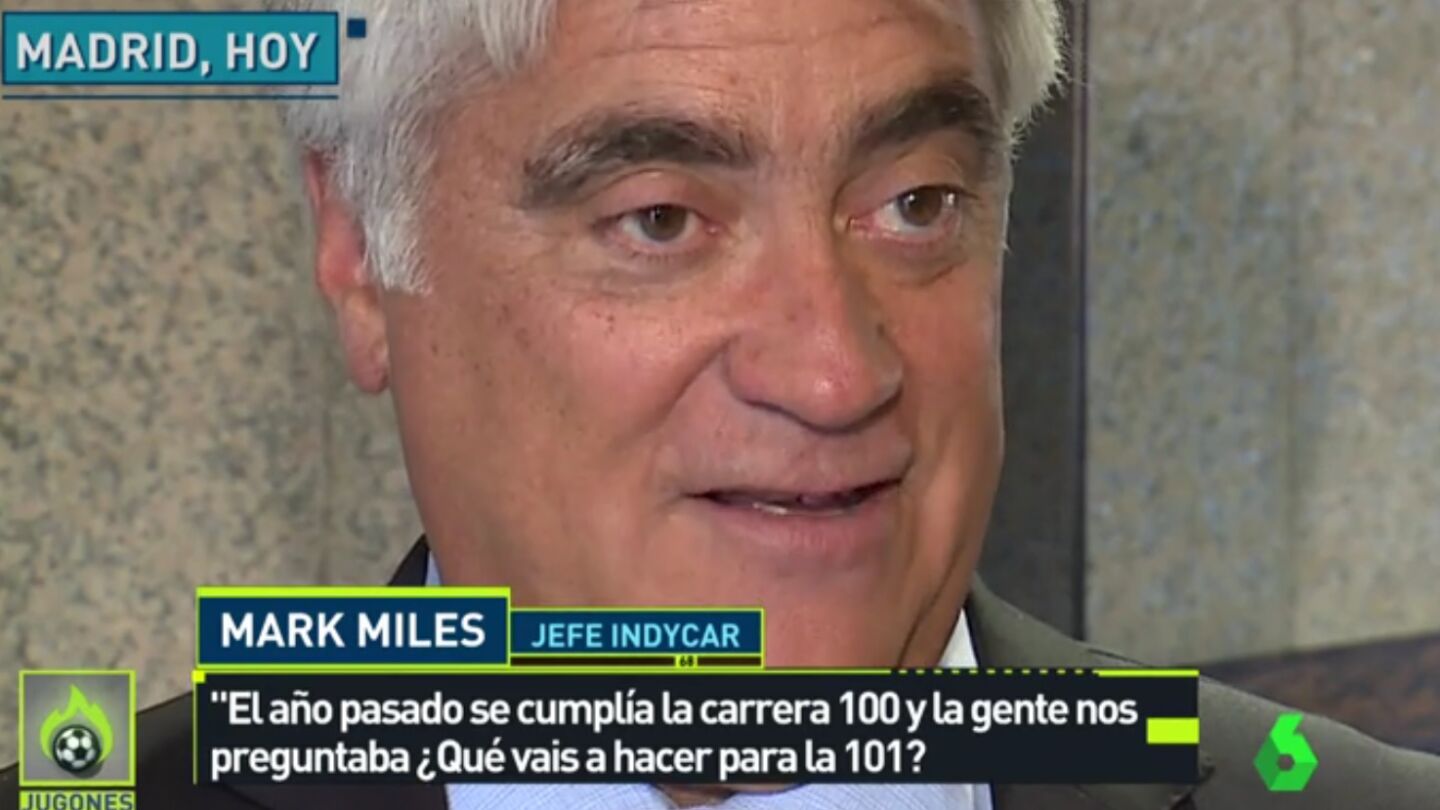 Mark Miles, jefe de la IndyCar