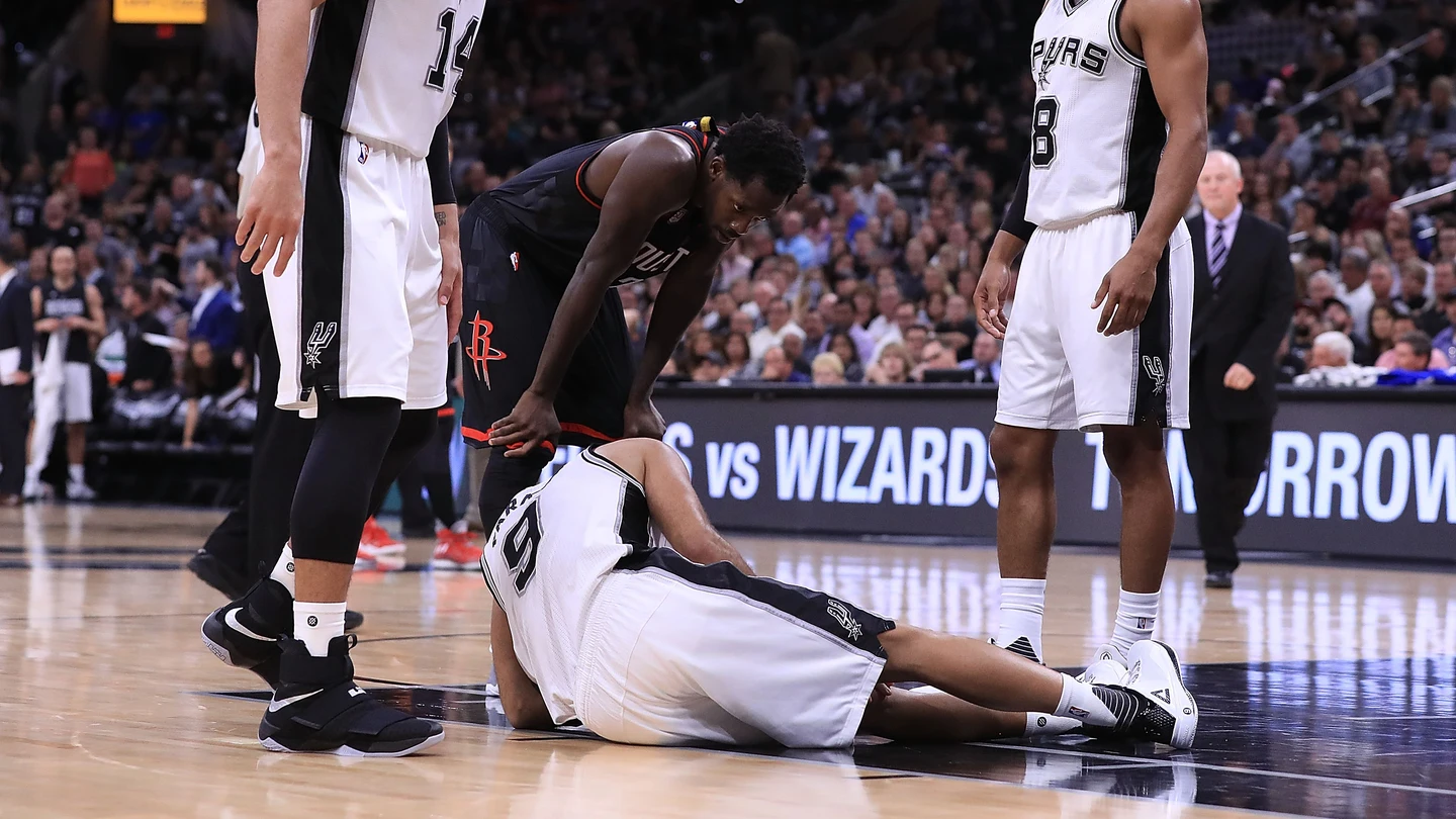 Tony Parker lesionado Tony Parker lesionado