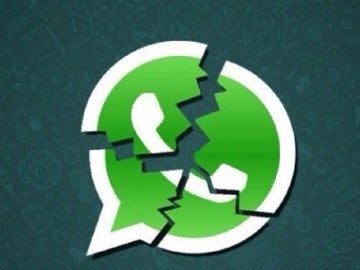 Logotipo de WhatsApp roto Logotipo de WhatsApp roto