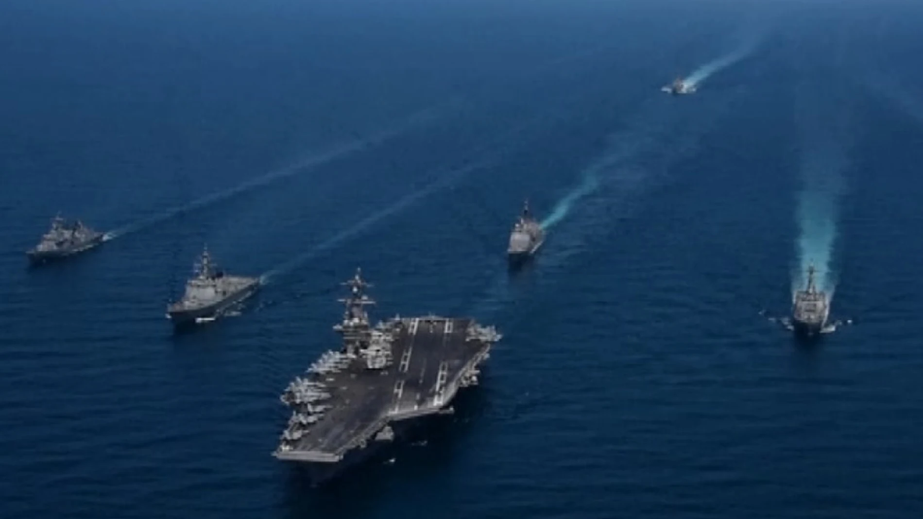 Nueva demostración de fuerza naval de EEUU en aguas del Pacífico en plena escalada de tensión con Corea del Norte