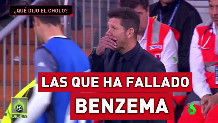 Frame 21.399298 de: Simeone aclara su episodio con Morata en la banda del Bernabéu durante el Madrid-Atlético