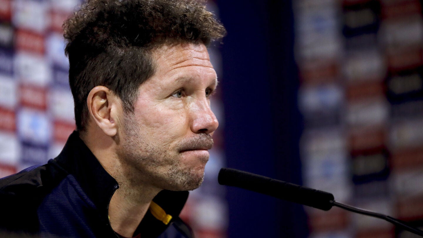 Simeone, en rueda de prensa