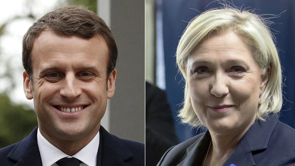 Macron y Le Pen Macron y Le Pen