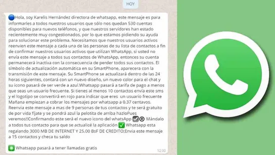 Imagen del mensaje que firma Karelis Hernández Imagen del mensaje que firma Karelis Hernández