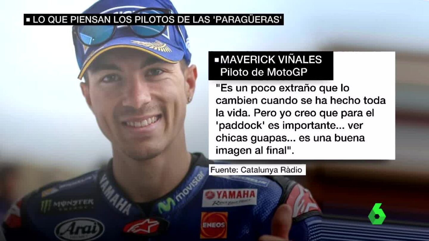 Maverick Vi&ntilde;ales opina sobre las azafatas de los circuitos