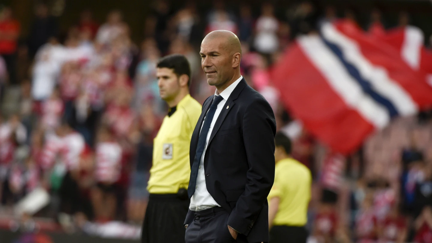 Zidane, en un partido Zidane, en un partido
