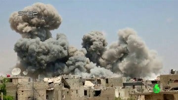 Bombardeo de Homs y Hama