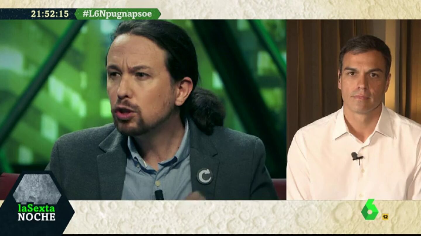 La respuesta de Pedro S&aacute;nchez a Pablo Iglesias