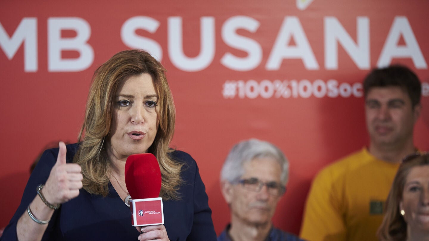  La candidata en las primarias para liderar el PSOE, Susana D&iacute;az
