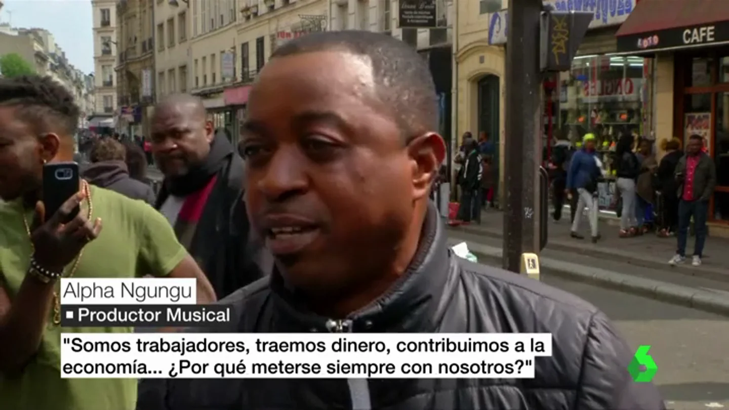 Un ciudadano francés critica a Le Pen Un ciudadano francés critica a Le Pen