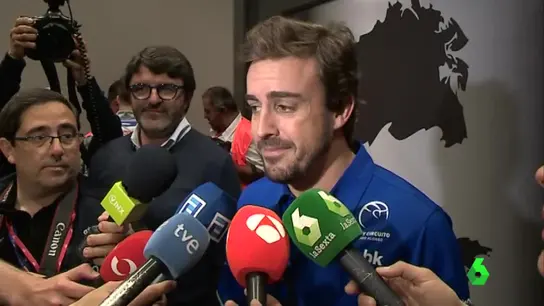 Fernando Alonso, en un acto en Asturias Fernando Alonso, en un acto en Asturias
