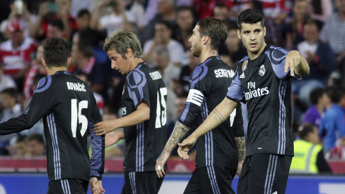 Morata celebra un gol Morata celebra un gol