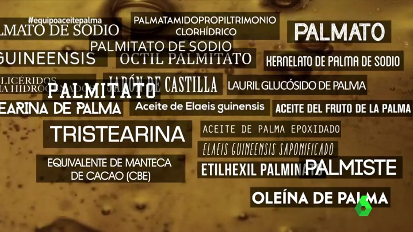 Términos que significa aceite de palma Términos que significa aceite de palma