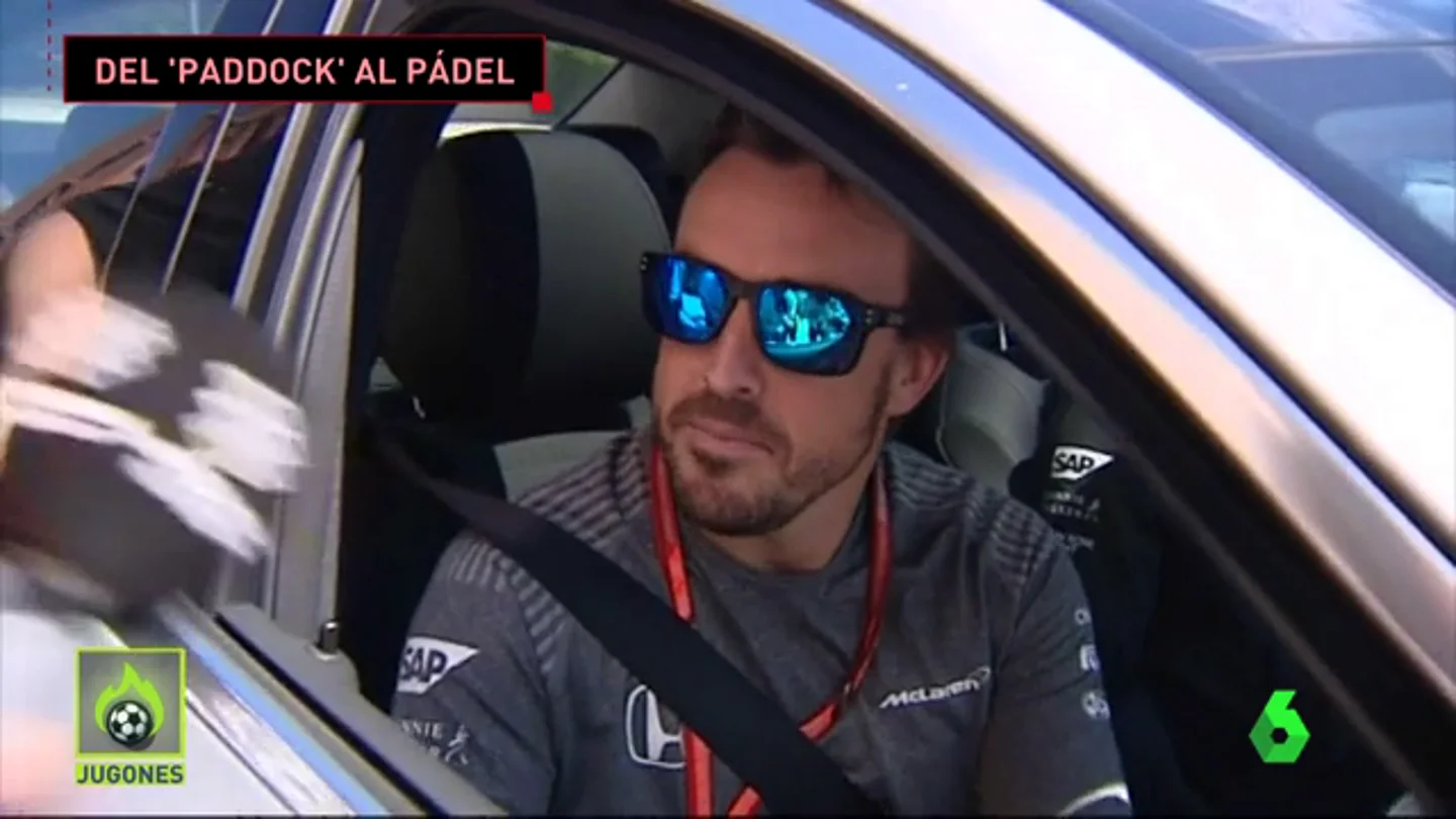 Frame 91.762747 de: Alonso cambia los libres por el pádel Frame 91.762747 de: Alonso cambia los libres por el pádel