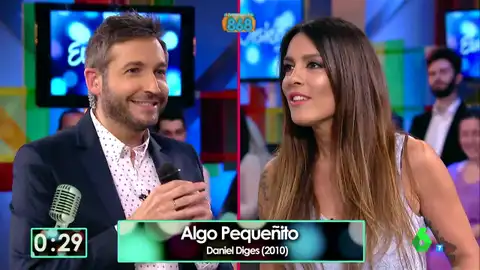 Frank Blanco y Lorena Castell, en el Juego de la SemAnna Frank Blanco y Lorena Castell, en el Juego de la SemAnna