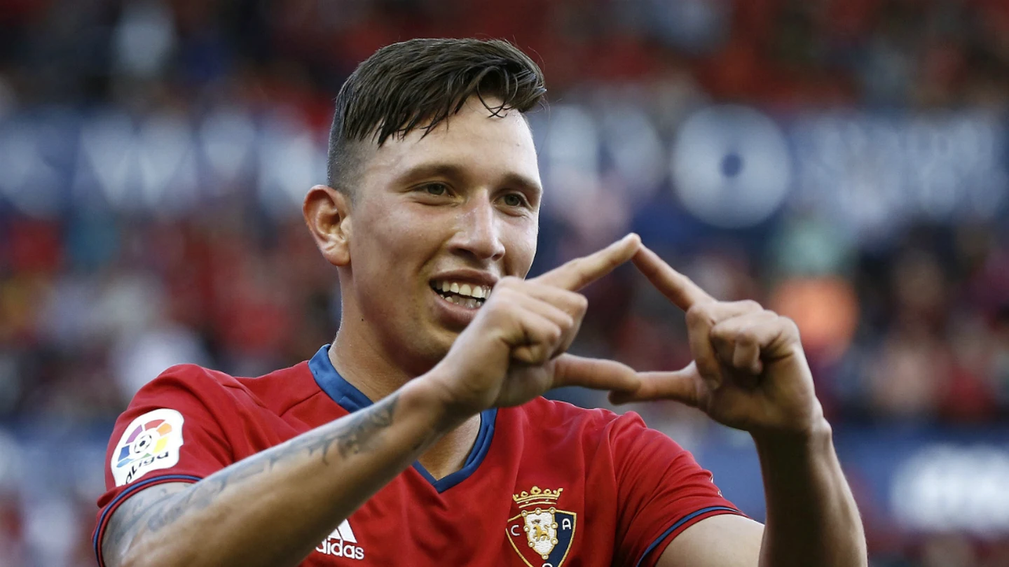 Jhon Steven celebra un gol Jhon Steven celebra un gol