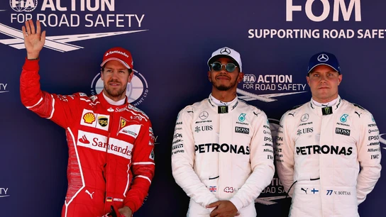 Vettel, Hamilton y Bottas, los más rápidos de la clasificación de España Vettel, Hamilton y Bottas, los más rápidos de la clasificación de España